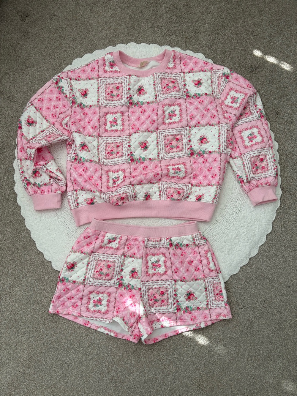 RareRaw Floral Sleep Set